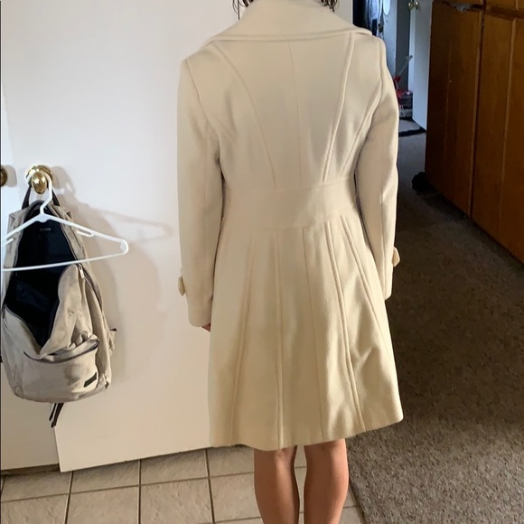 Kenneth Cole Cream Winter Coat - Picture 3 of 3